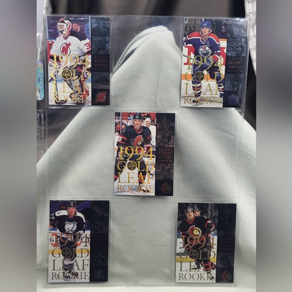 1994-95 Leaf Gold Leaf Rookie Inserts, Complete Set 1-15, Brodeur, Arnott - Picture 1 of 6